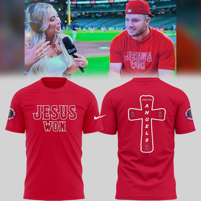 Los Angeles Angels Limited Edition Jesus Won Shirt âœï¸âš¾
