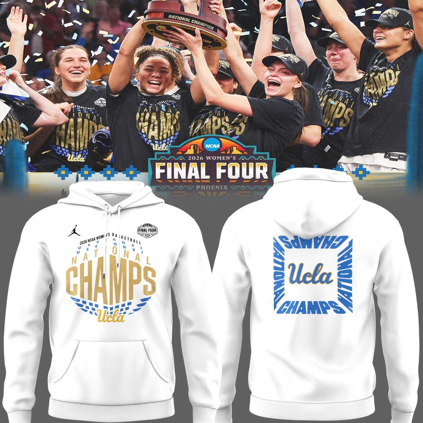 Limited Edition 2026 WBB National Champions ðŸ‘‘ðŸ€ Hoodie