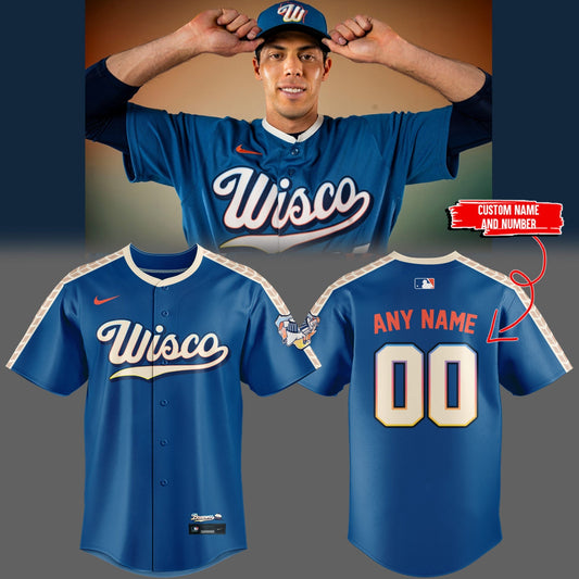 BREW âš¾ City Connect That™s the Wisco way Jersey