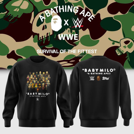 BAPE® x WWE The Fittest Sweatshirt