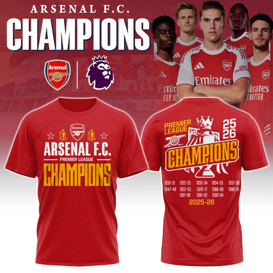 Arsenal Champions Limited Edition T-shirt