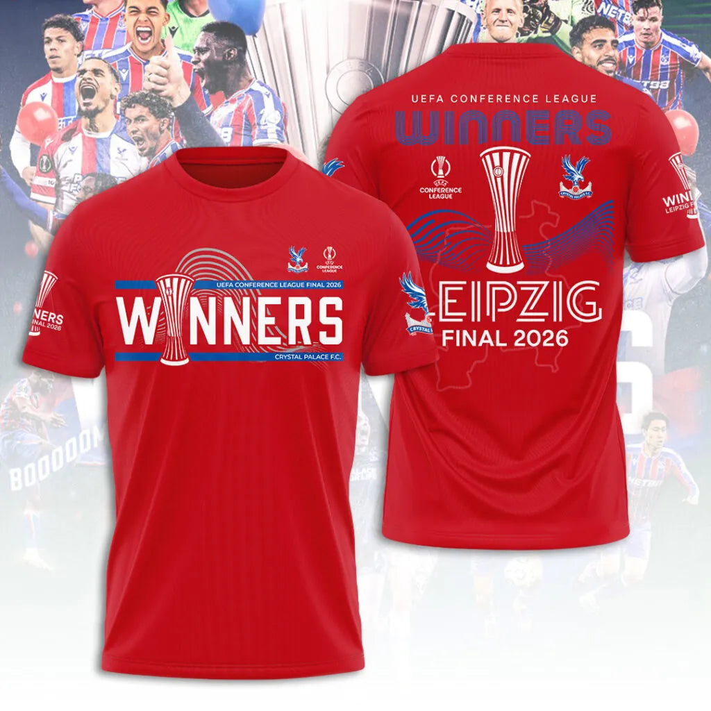 Limited Edition Crystal Palace F.C 2025/26 UEFA Conference League Winners Shirt