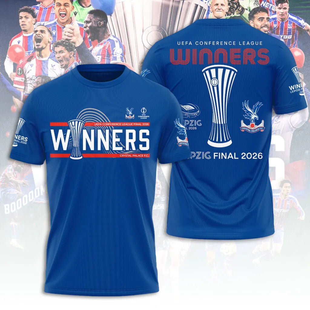 Limited Edition Crystal Palace F.C 2025/26 UEFA Conference League Winners Shirt