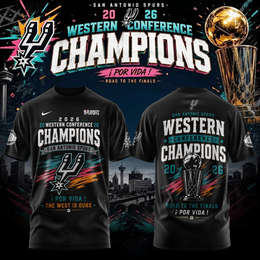 San Antonio Spurs 2026 Western Conference Finals Champions T-Shirt