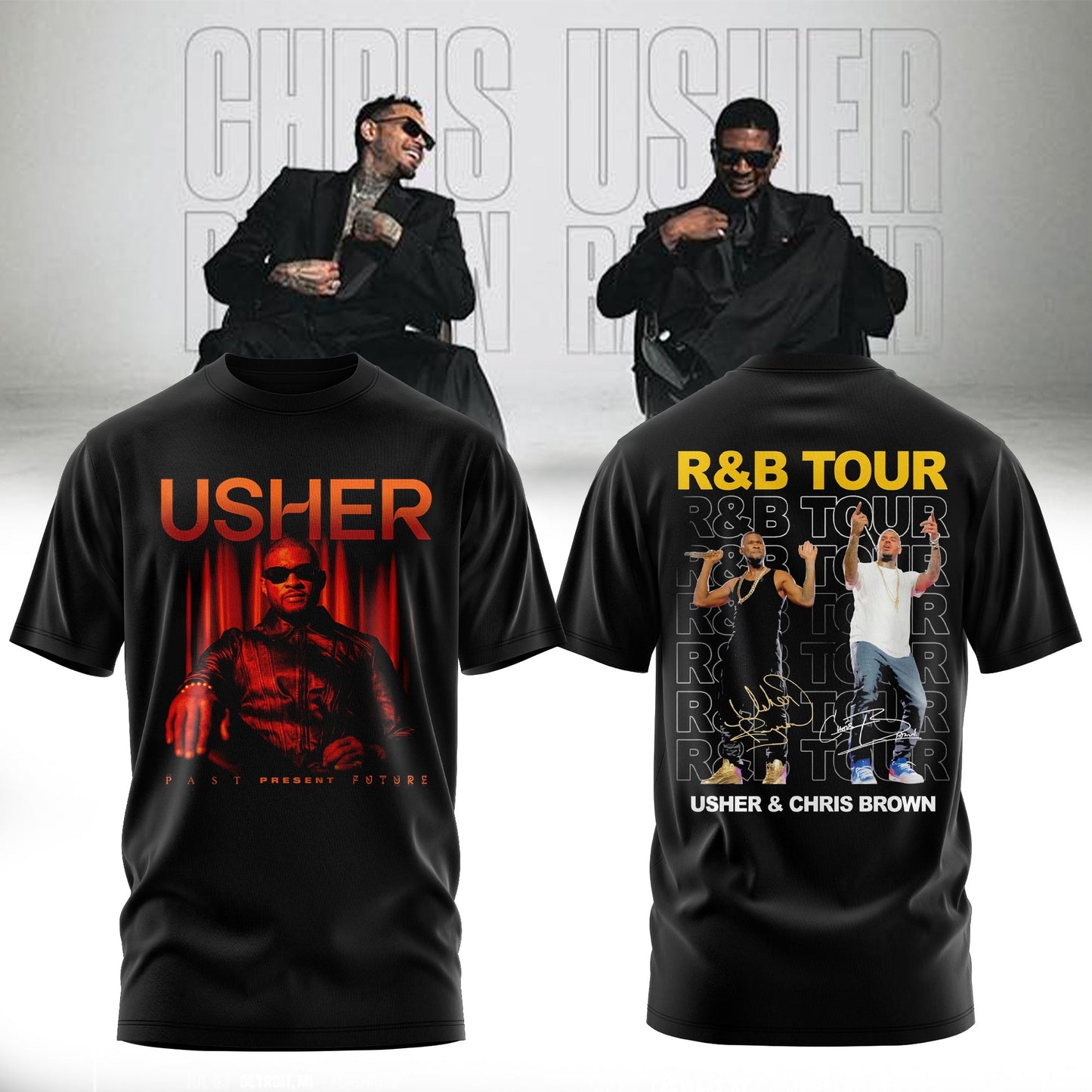 Chris Brown and Usher – The R&B Tour Edition T-shirt