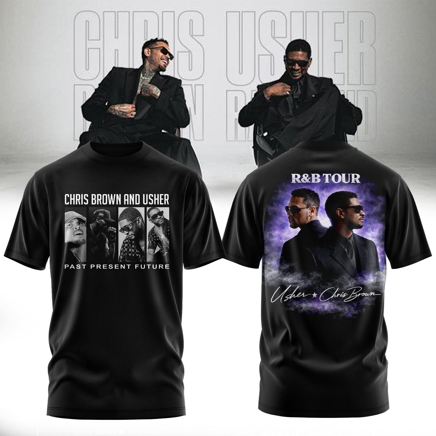 Chris Brown and Usher – The R&B Tour Edition T-shirt