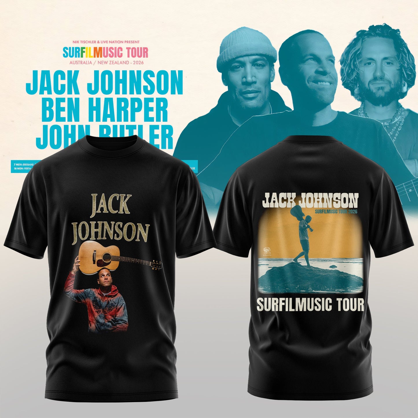 SURF MUSIC TOUR 2026 COLLECTION TEE