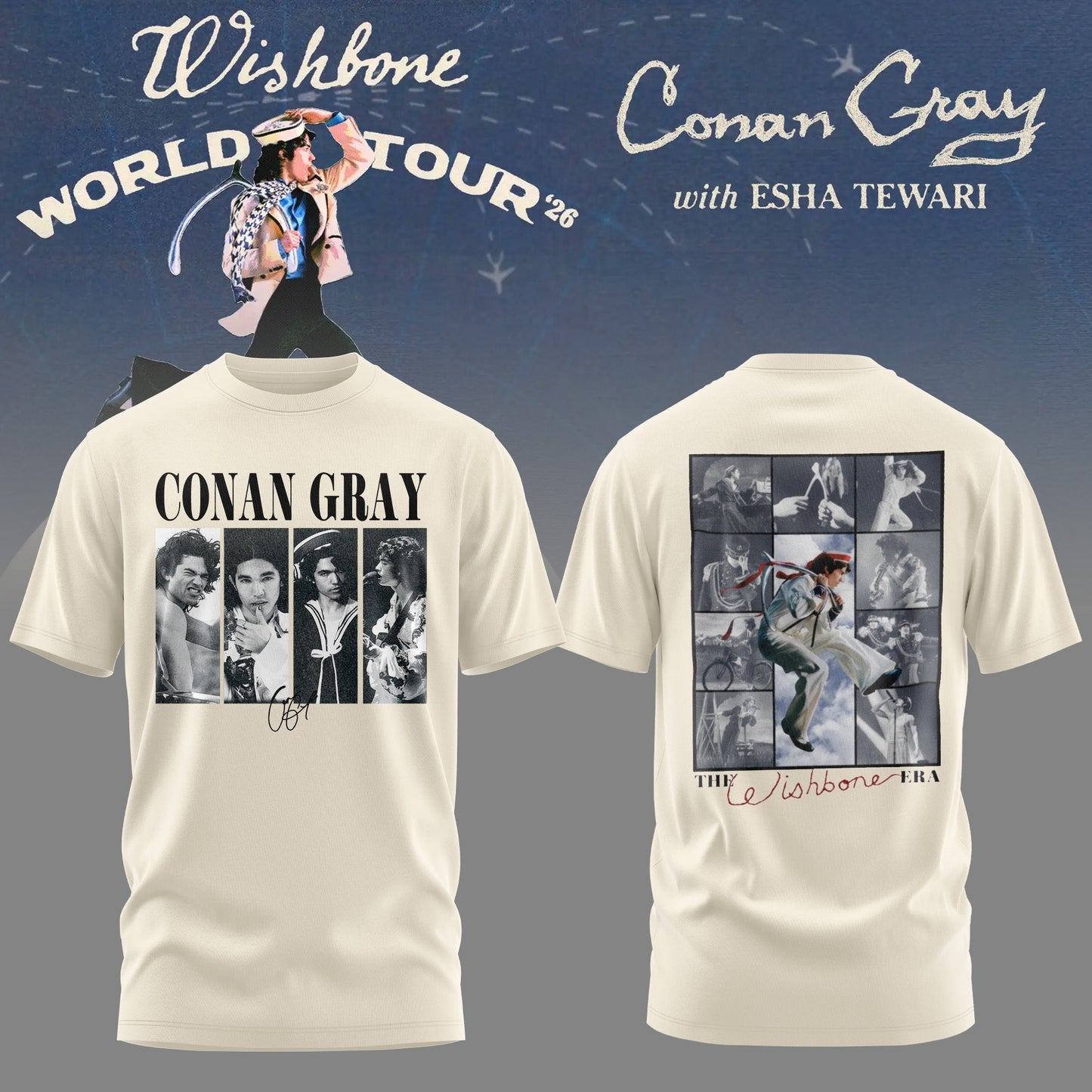 Conan Gray: Wishbone World Tour 2026 Limited T-Shirt