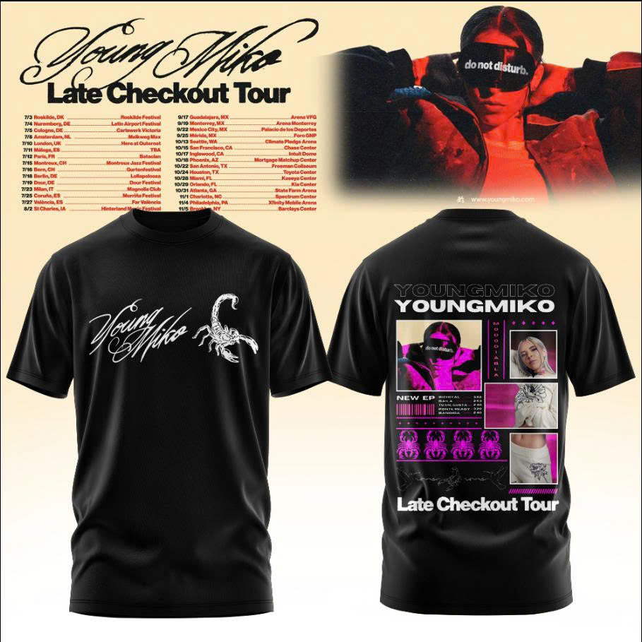 Late Checkout Tour 2026 Edition Tee