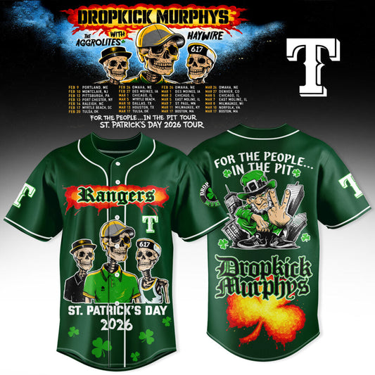 Texas Rangers x Dropkick Murphys St. Patrick™s Day 2026 Tour