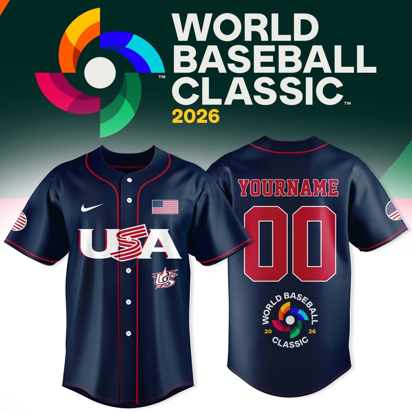 USA Baseball 2026 World Baseball Classic Uniform