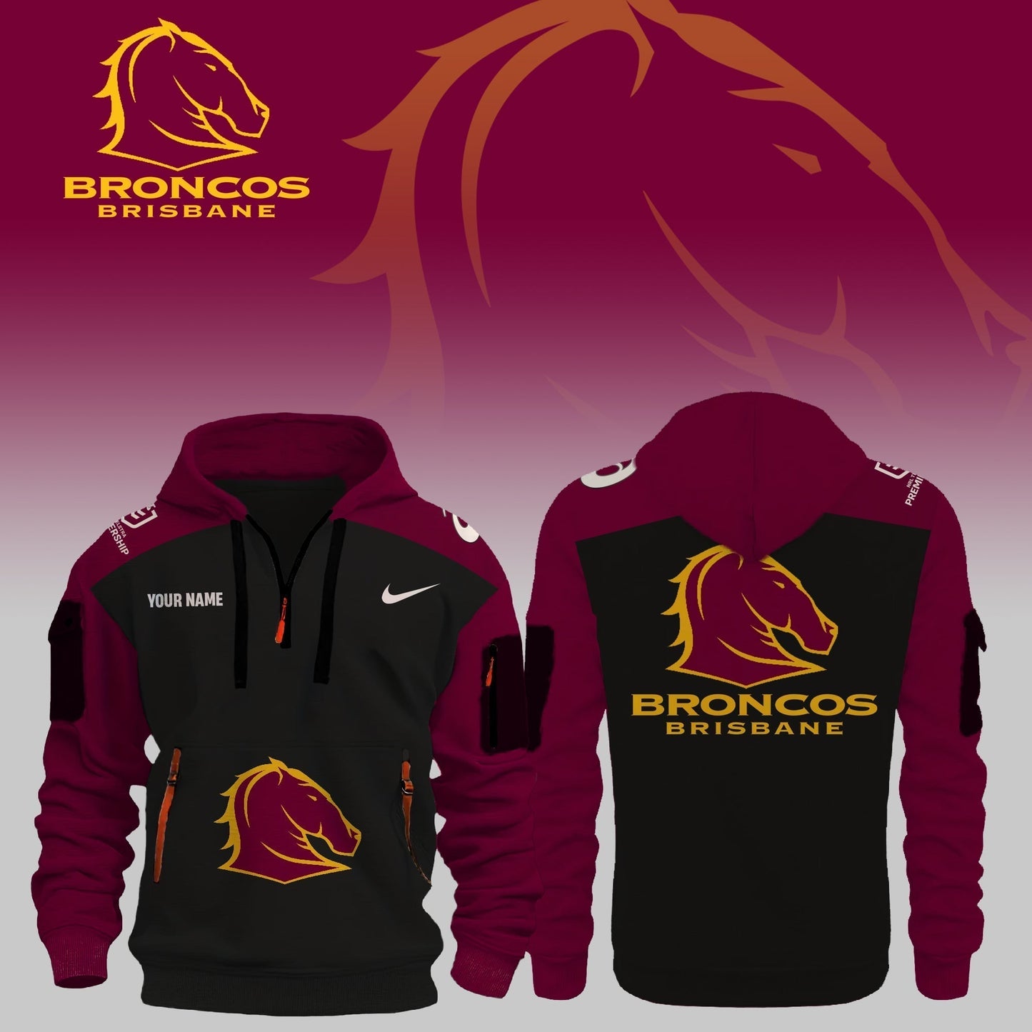 Brisbane Broncos 2025 New Hoodie Limited Edition