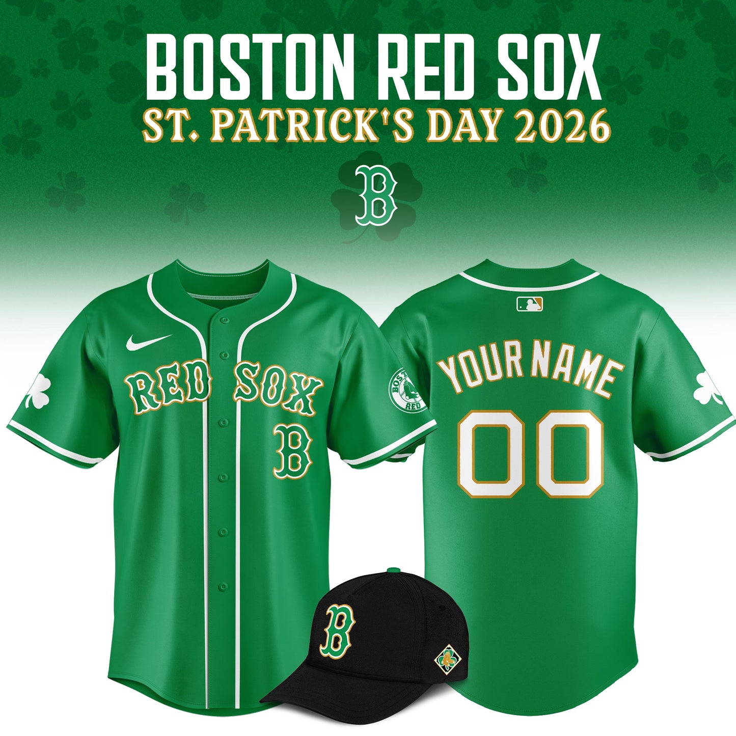 Boston Red Sox 2026 St. Patrick’s Day Limited Edition Jersey