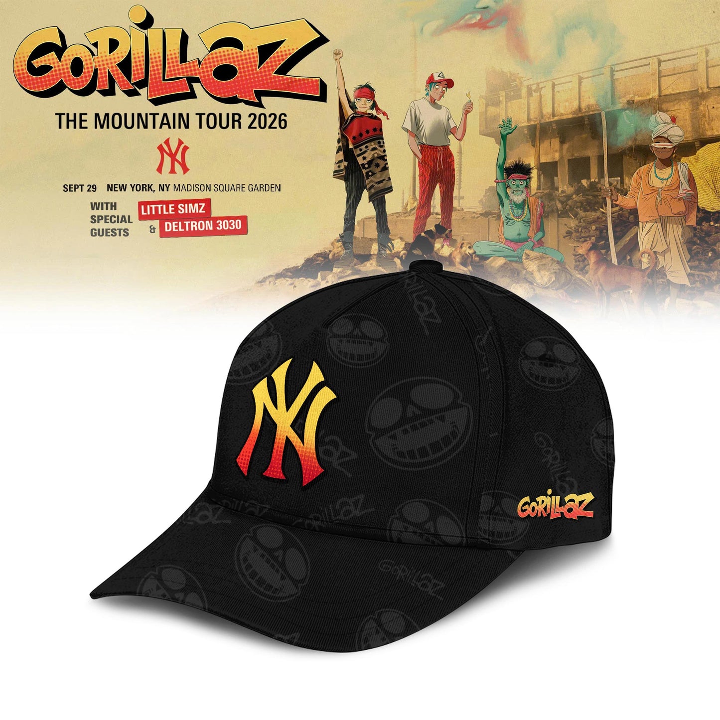 MLB x Gorillaz ‘The Mountain Tour 2026’ Limited Edition Jersey