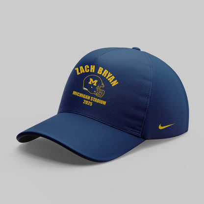 Limited Edition Michigan Fb Zach The Quittin™ Time Tour 2025 Michigan Stadium TShirt