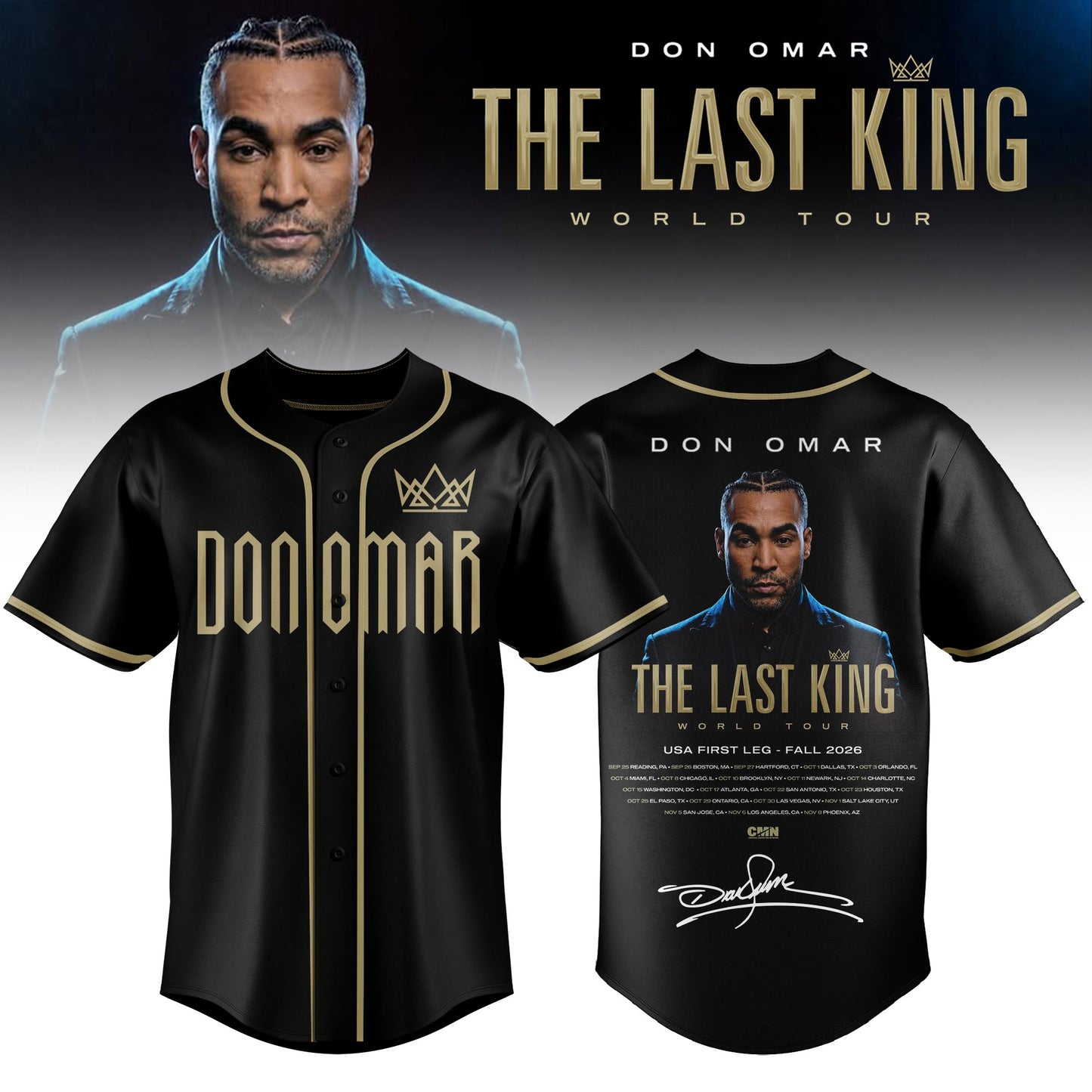 THE LAST KING WORLD TOUR 2026 Limited Edition Jersey