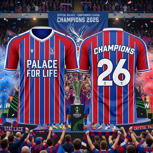 Crystal Palace UEFA Conference League Champions 2026 Shirt