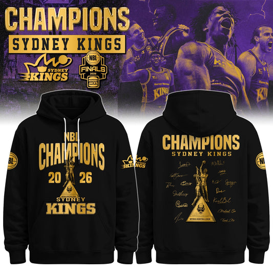 Sydney Kings Champions NBL 2026 Hoodie Limited Edition