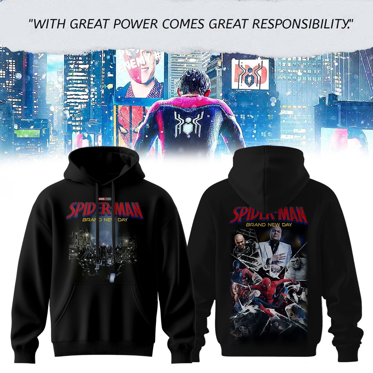SpiderMan: Brand New Day Collection Hoodie