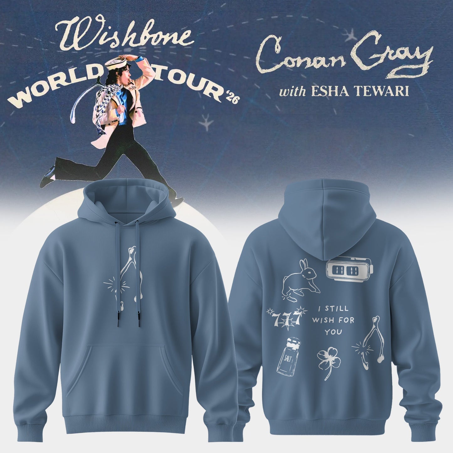 Conan Gray: Wishbone World Tour 2026 Limited Hoodie