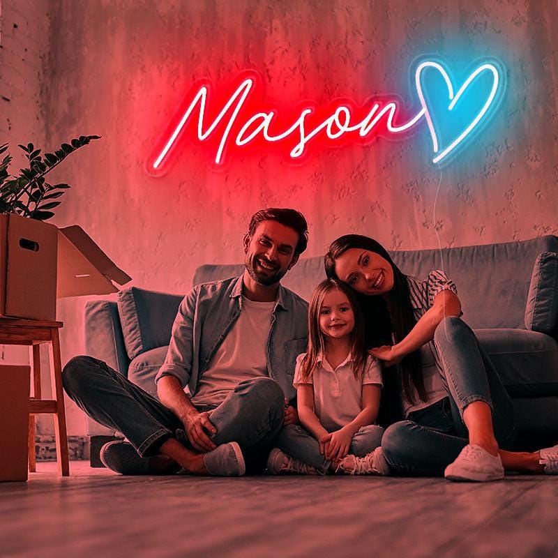 Custom Neon Sign for Kids, Led Light Bedroom Decor, Custom Led Sign Wall Decor, Kid's Room Decor, Gift for Her/Him, Personalized Gift, Gifts