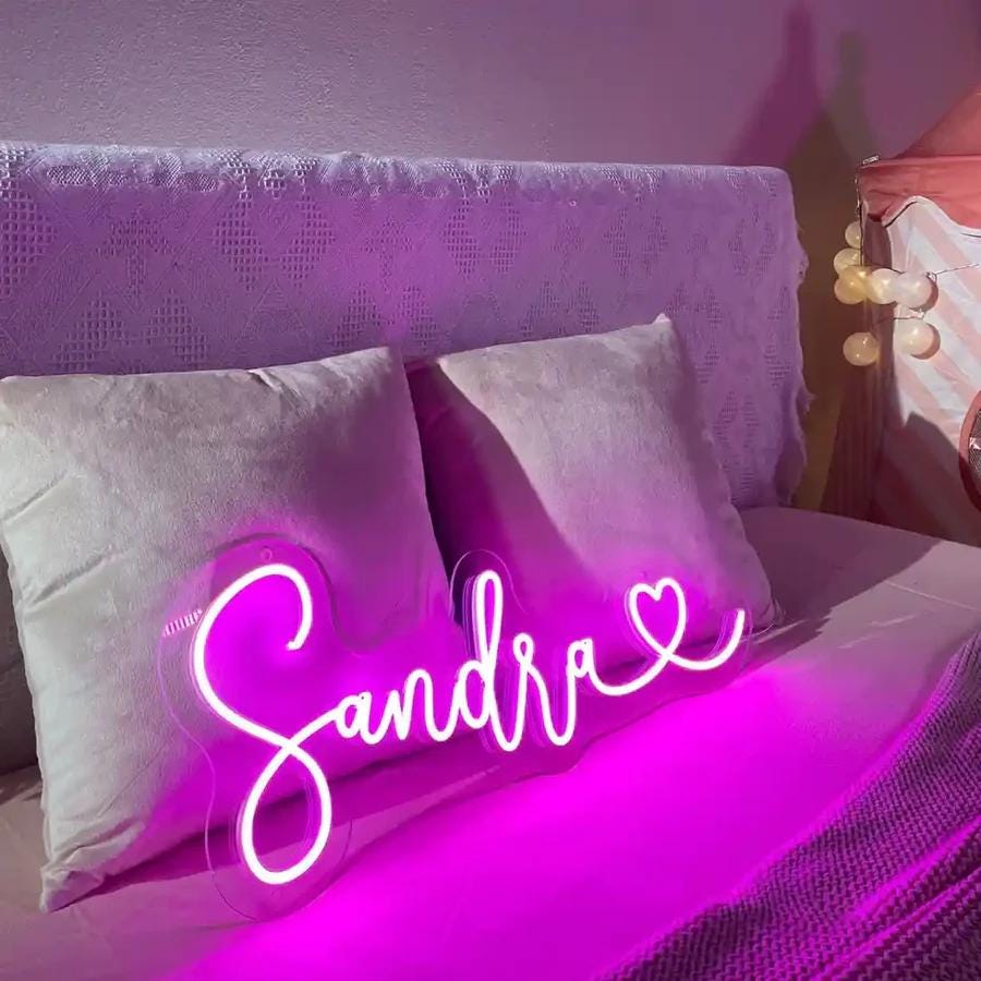 Custom Name Neon Sign for Kids Personalized Neon Sign for Bedroom Custom LED Lights Kids Room Decor, Home Decor Birthday Gift for Kids