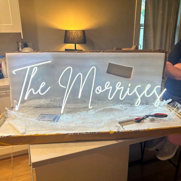 Custom Neon Sign, Neon Sign, Personalized, Gifts for him, Gifts for her, Wedding Sign, Wedding Gift, Wedding Decor, Unique Gift, Home Decor