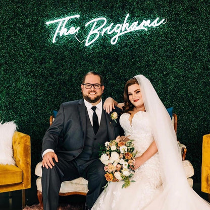 Custom Last Name Neon Sign | Family Name LED Light | Wedding Decor | Personalized Wedding Gifts || Led Neon Sign For Wedding | Neon Sign