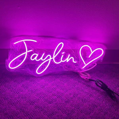 Custom Neon Sign for Kids, Led Light Bedroom Decor, Custom Led Sign Wall Decor, Kid's Room Decor, Gift for Her/Him, Personalized Gift, Gifts