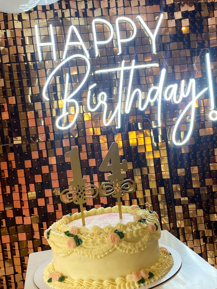 Custom LED Neon Sign for Birthday | Name & Age Light Up Sign | Party Backdrop Decor | Custom LED Light | Handmade Wall Light | Room Decor