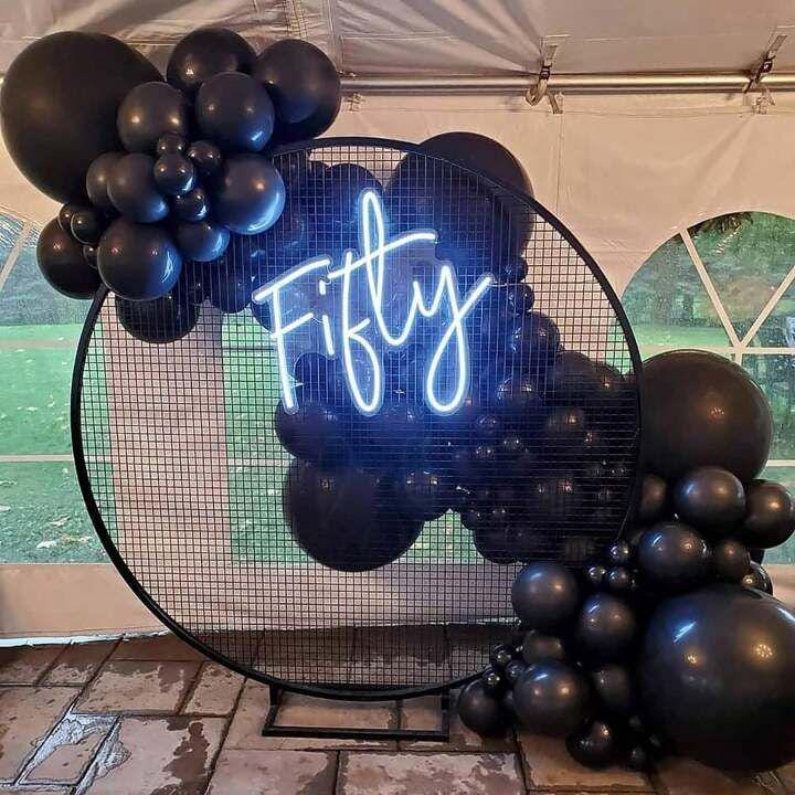 Custom LED Neon Sign for Birthday | Name & Age Light Up Sign | Party Backdrop Decor | Custom LED Light | Handmade Wall Light | Room Decor