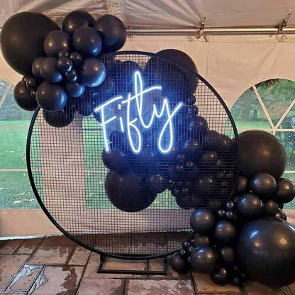 Custom LED Neon Sign for Birthday | Name & Age Light Up Sign | Party Backdrop Decor | Custom LED Light | Handmade Wall Light | Room Decor
