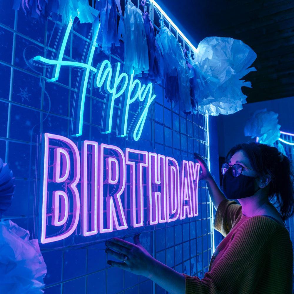 Custom Last Name Neon Sign | Family Name LED Light