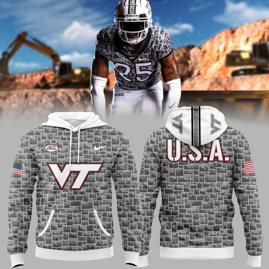 Limited Edition Hoodie Virginia Tech Football 2025 New Hoodie