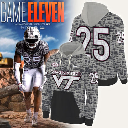 Limited Edition Hoodie Virginia Tech Football 2025 New Hoodie