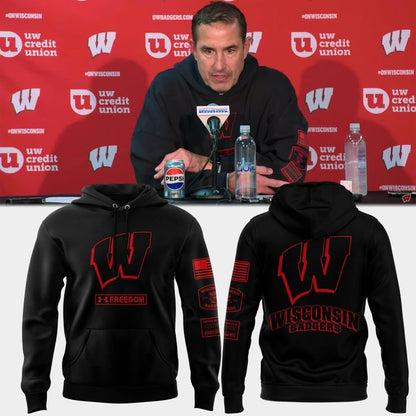 Wisconsin Badgers football Coach Luke Fickell Limited Edition Hoodie 2025