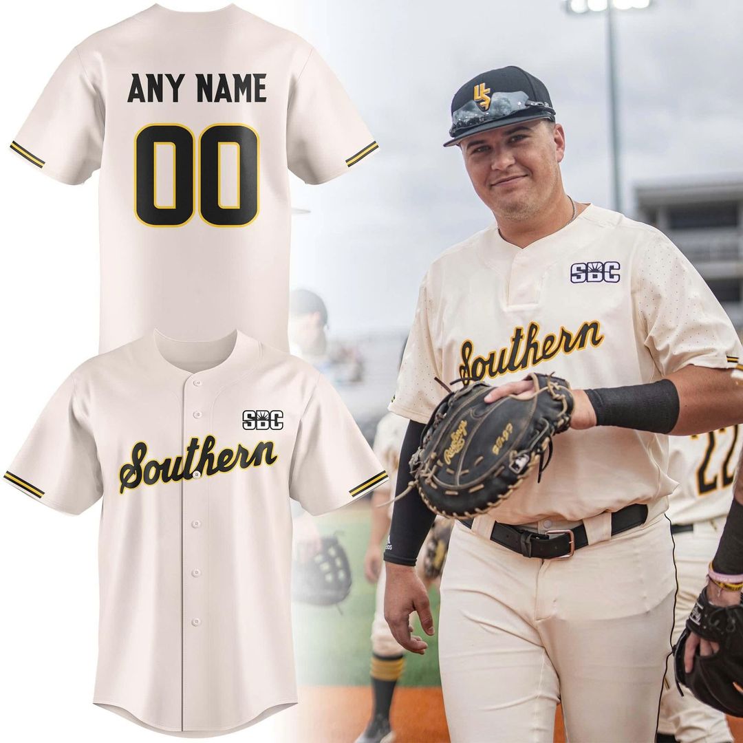 Southern Miss Baseball Throwback Uniform Custom Jersey - Limited Edition