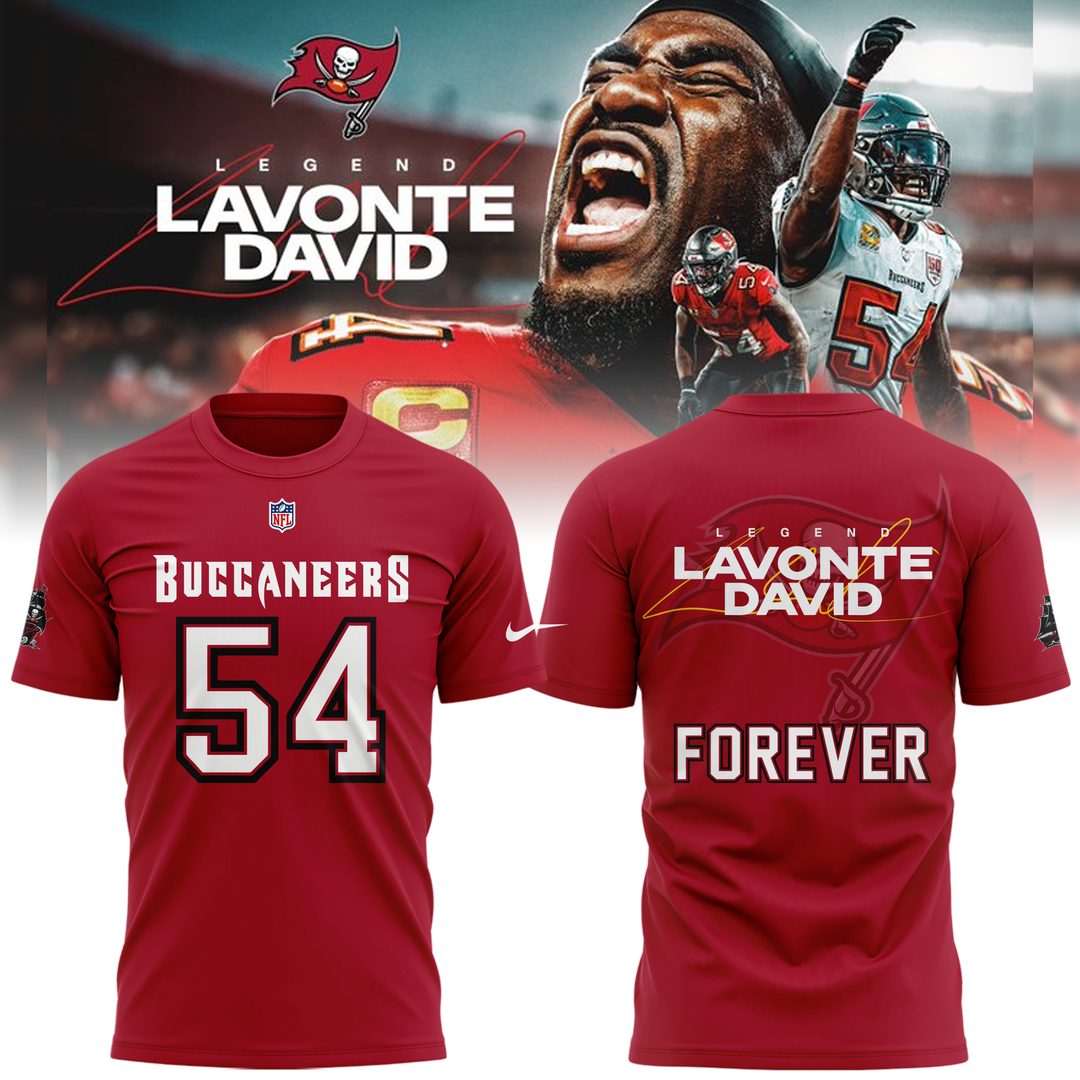 Limited Edition Legend Lavonte David “ Thank You For The Memories TShirt