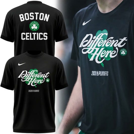 2026 Playoffs Boston Celtics Different Here T-Shirt