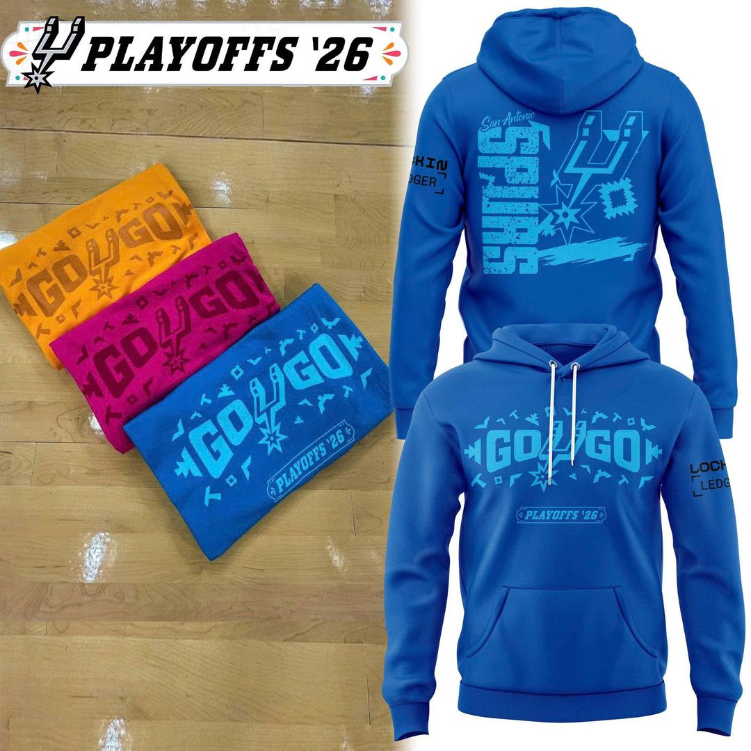 Spurs Stadium 2026 Playoff Hoodie - Blue