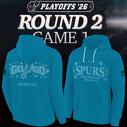 San Antonio Spurs Playoff Hoodie (Round 2)