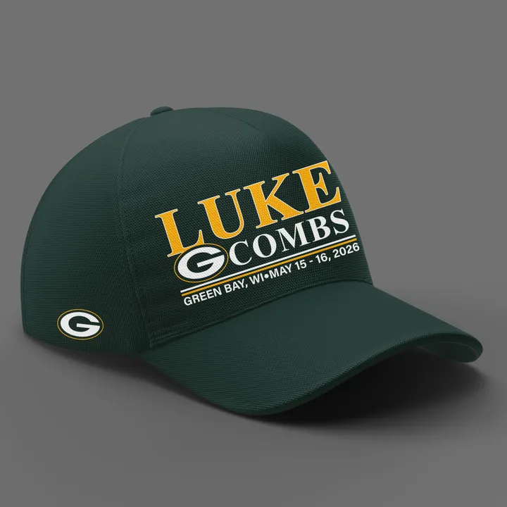 Special Edition My Kinda Saturday Night Tour - Luke Combs x Green Bay Packers T-Shirt