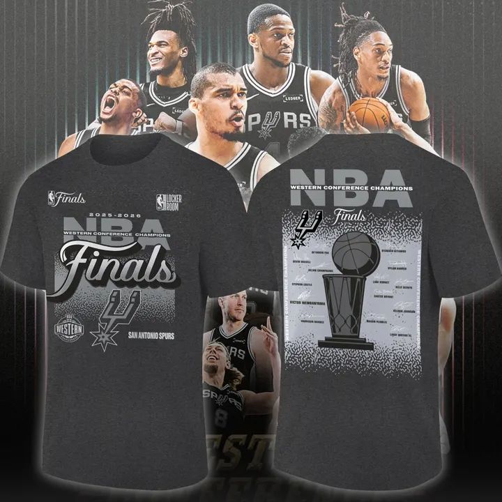 San Antonio Spurs 2026 Western Conference Finals Champions T-Shirt