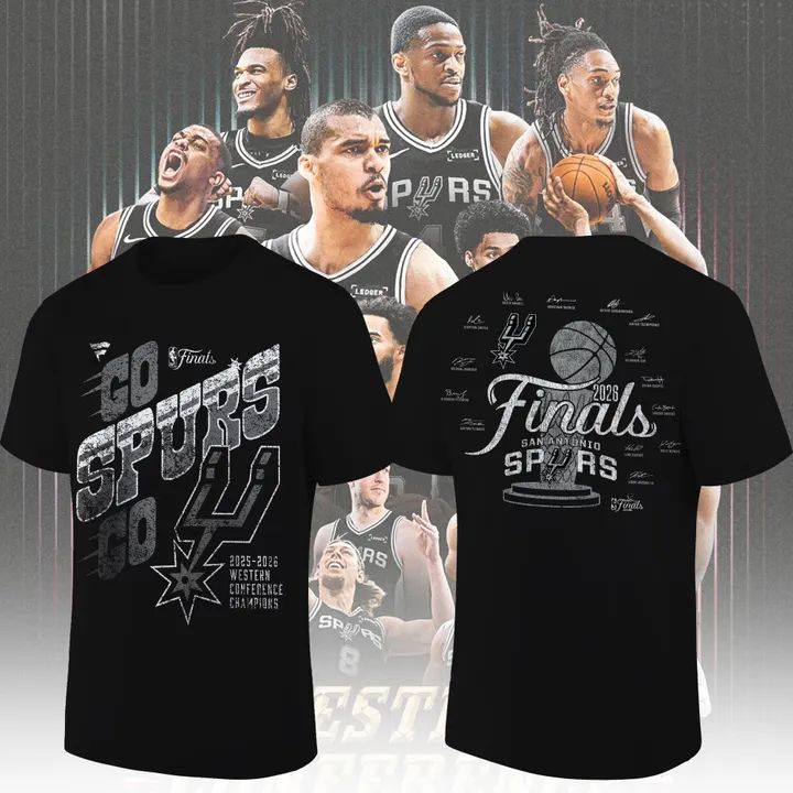 San Antonio Spurs 2026 Western Conference Finals Champions T-Shirt