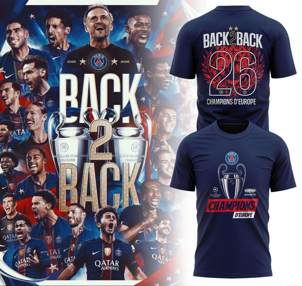 Limited Edition PSG UCL Champions 2026 European Champions Shirt