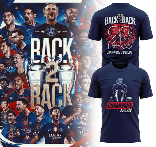 Limited Edition PSG UCL Champions 2026 European Champions Shirt