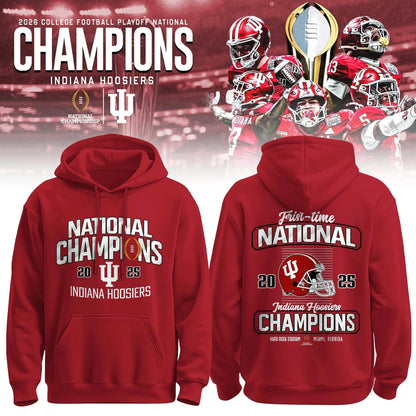 Indiana Hoosiers National Champions 2025/26 Hoodie