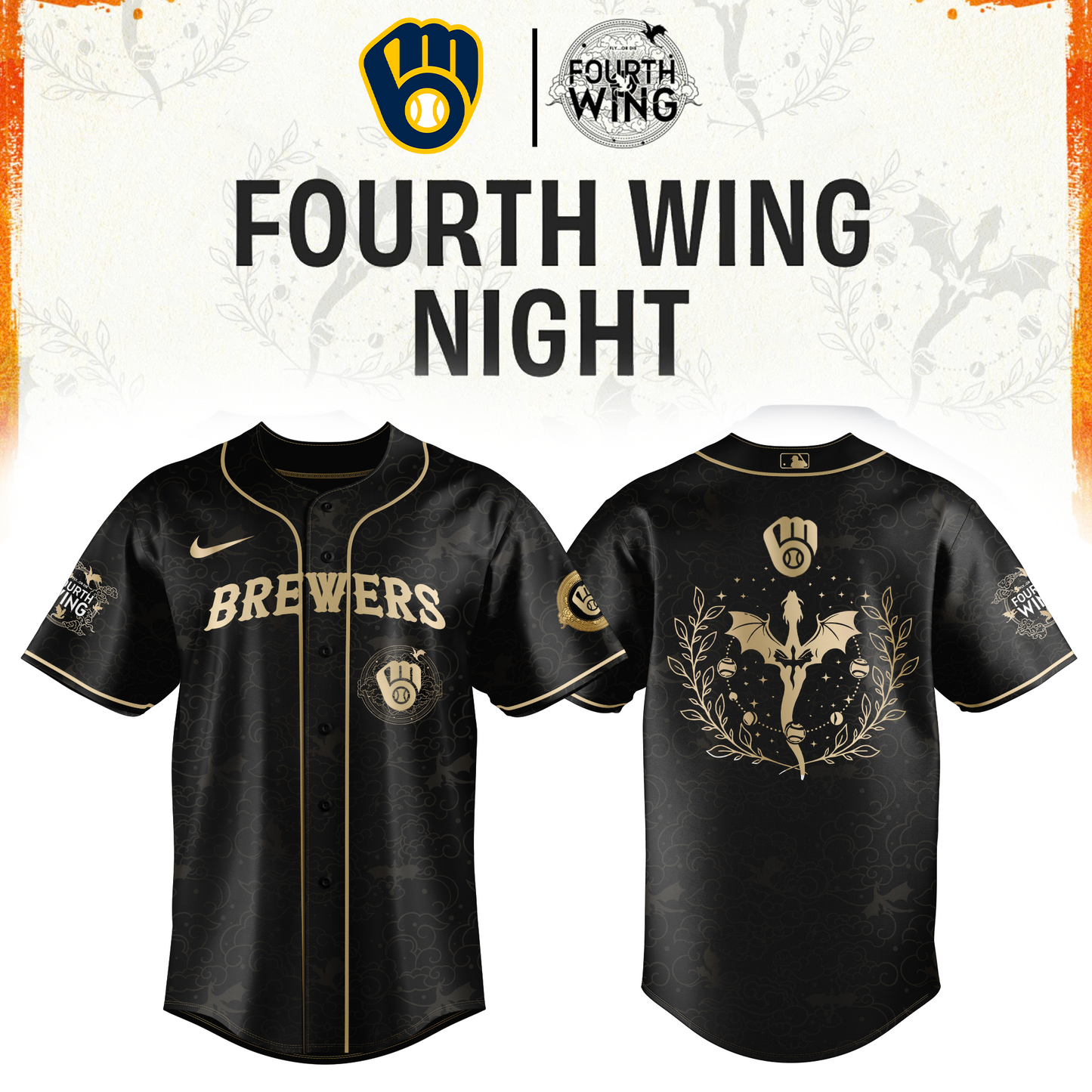 MLB All Teams 26 x Dragon Wing Night Limited Edition Jersey| Cap | Jogger