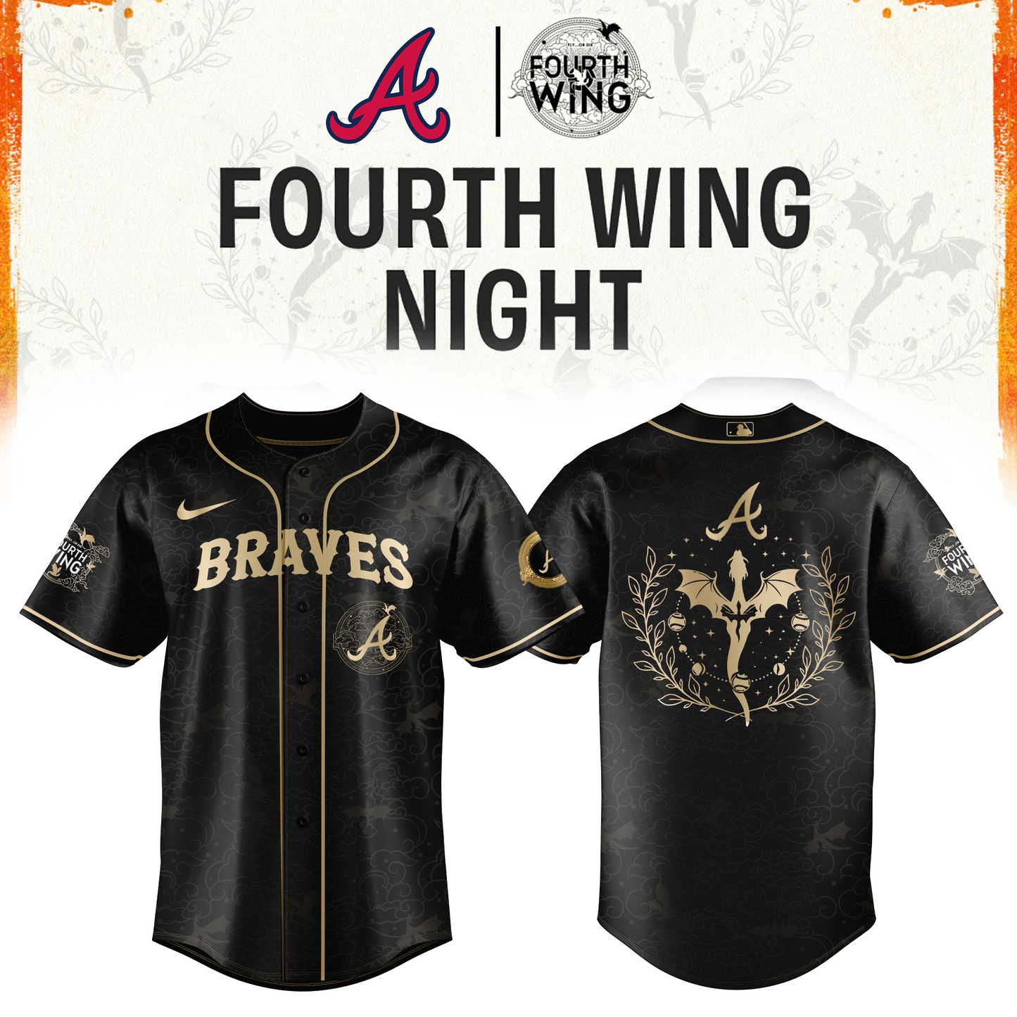 MLB All Teams 26 x Dragon Wing Night Limited Edition Jersey| Cap | Jogger