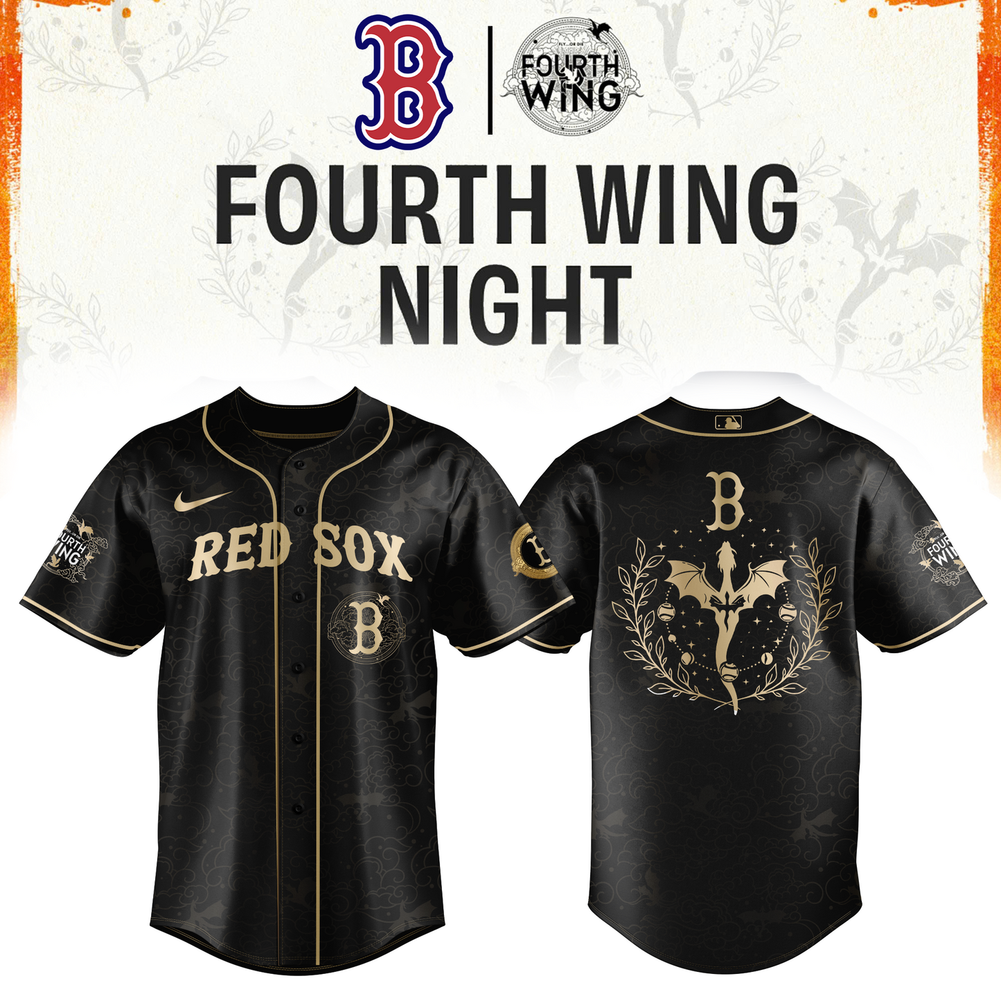 MLB All Teams 26 x Dragon Wing Night Limited Edition Jersey| Cap | Jogger